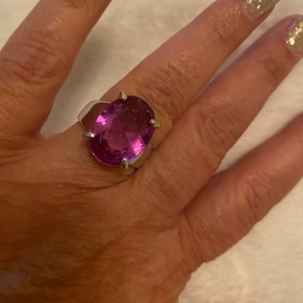 Elegant Pink Gemstone Ring